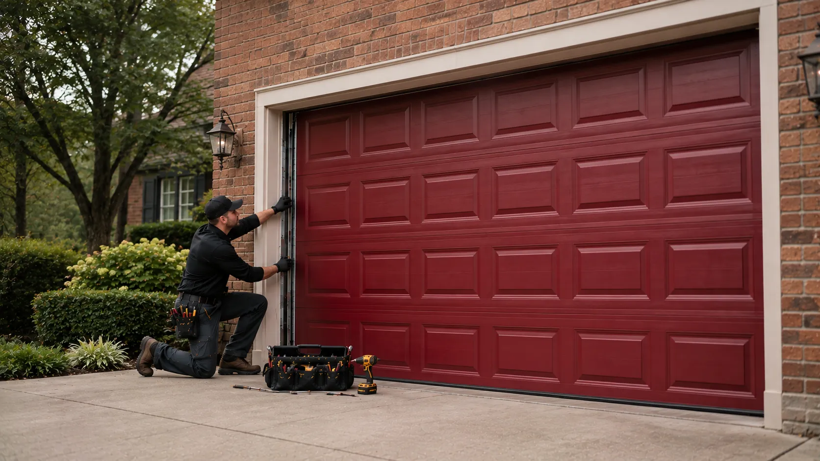 New Garage Door Installation for Kensett Homes