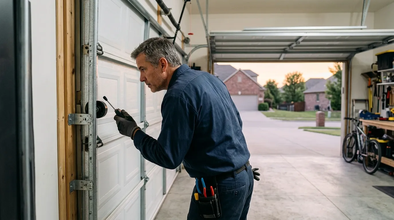 Repaired & tested - Searcy garage door service