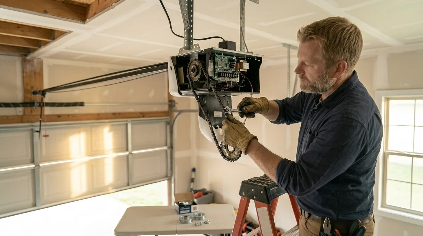 Repaired & tested - Searcy garage door service