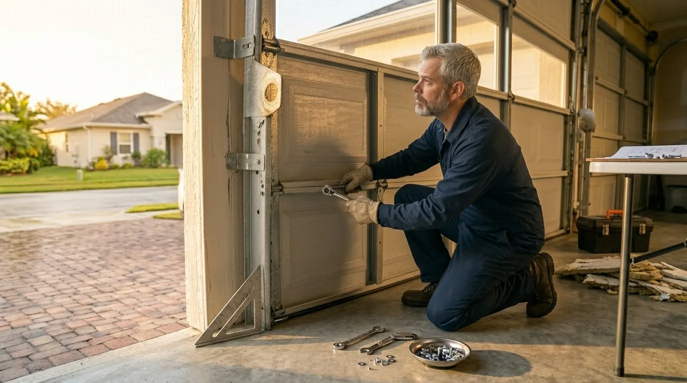 Repaired & tested - Searcy garage door service