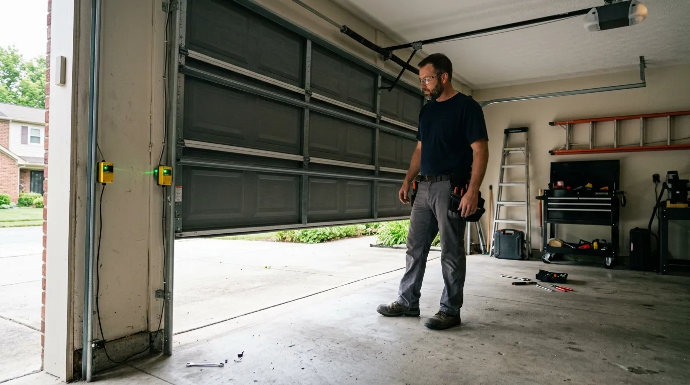 Repaired & tested - Searcy garage door service