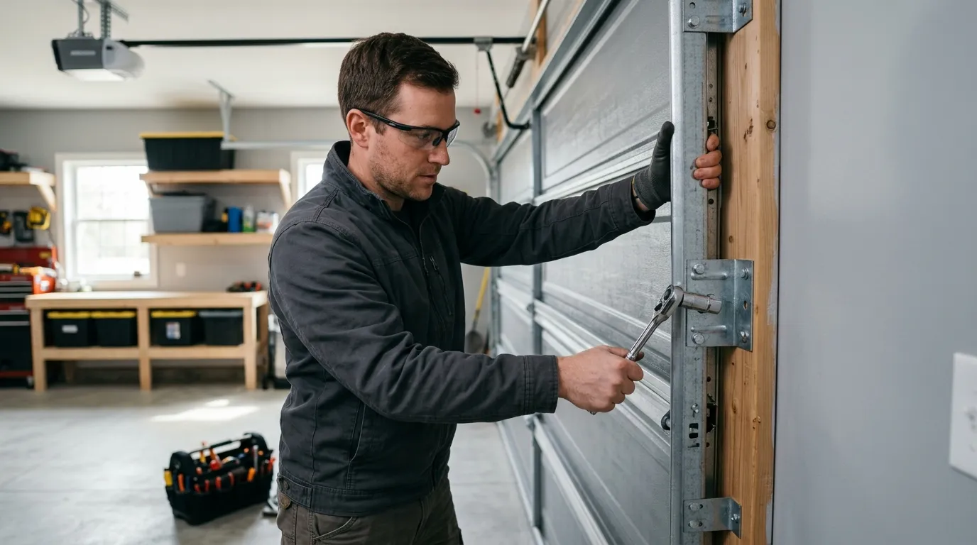 Repaired & tested - Searcy garage door service