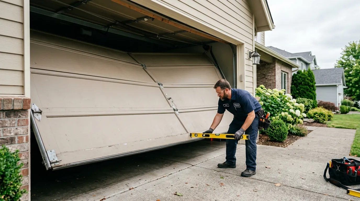 Repaired & tested - Searcy garage door service