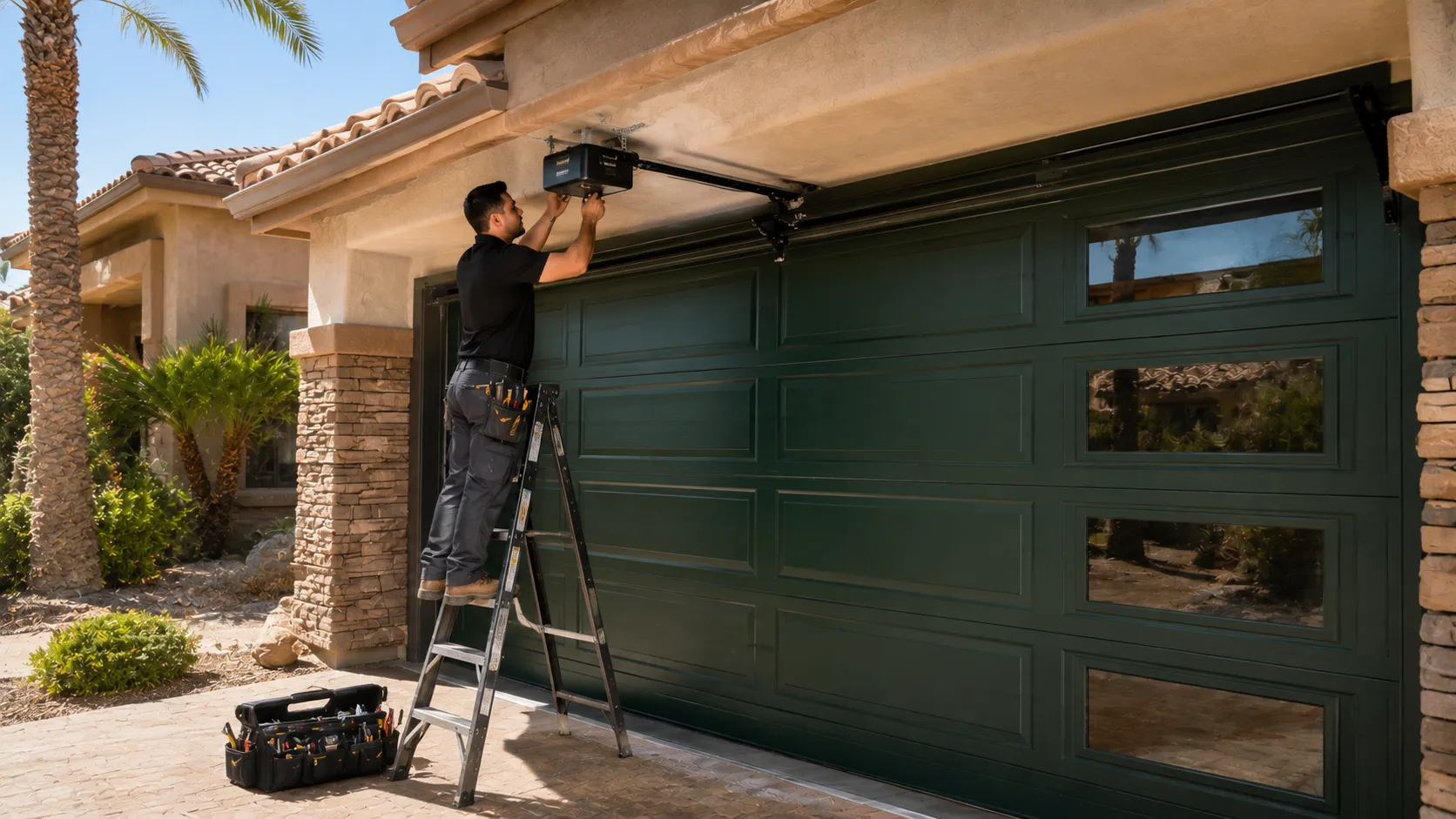 Residential garage doors