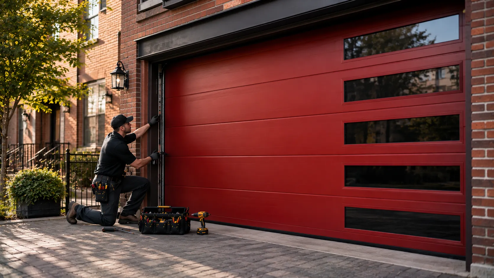 Garage door guides for Searcy homeowners