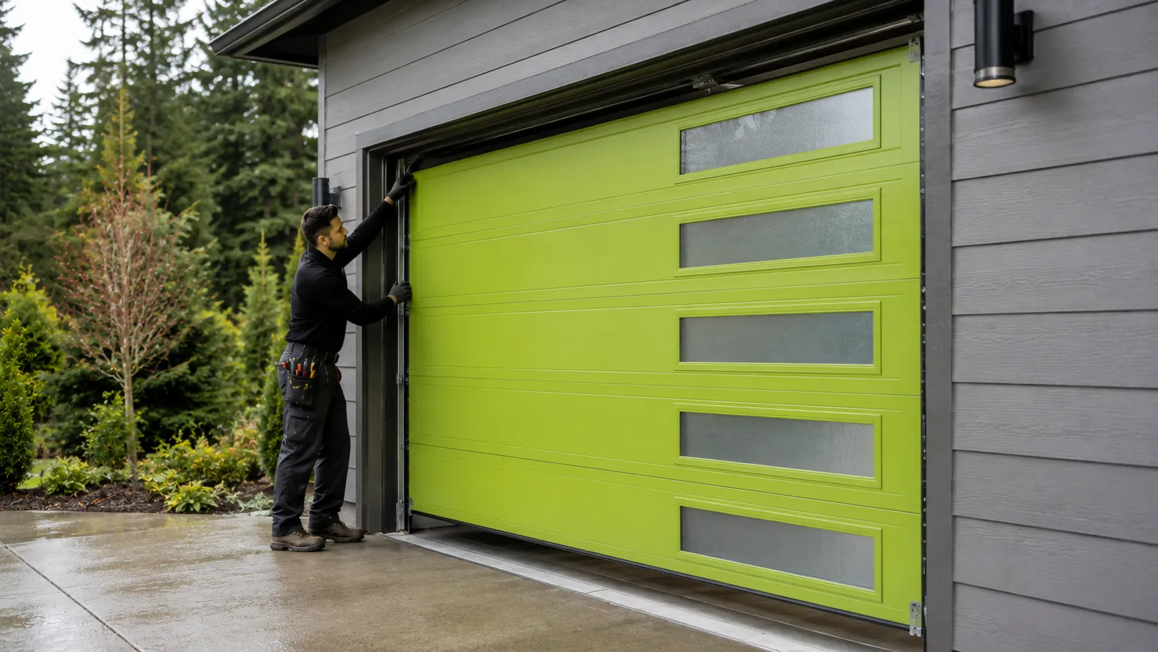 Garage door guides for Searcy homeowners